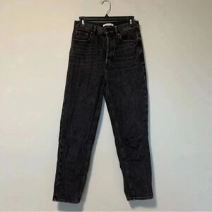PacSun ultra high rise slim black jeans button fly